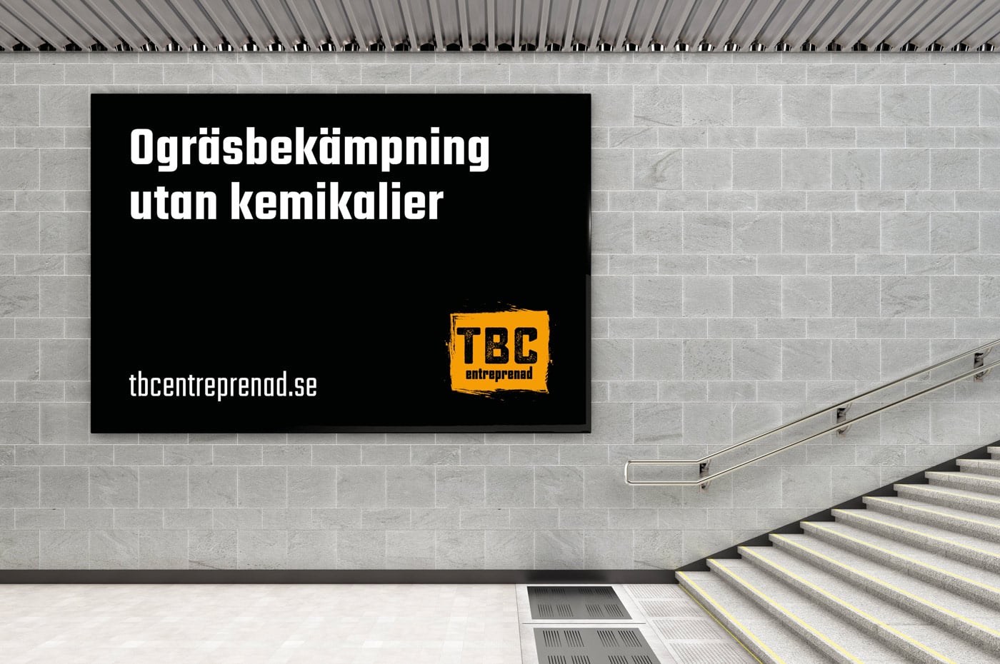 TBC Entreprenad – Här svenssonmolin ståt för den grafiskaprofilen, webbplats och säljmaterial